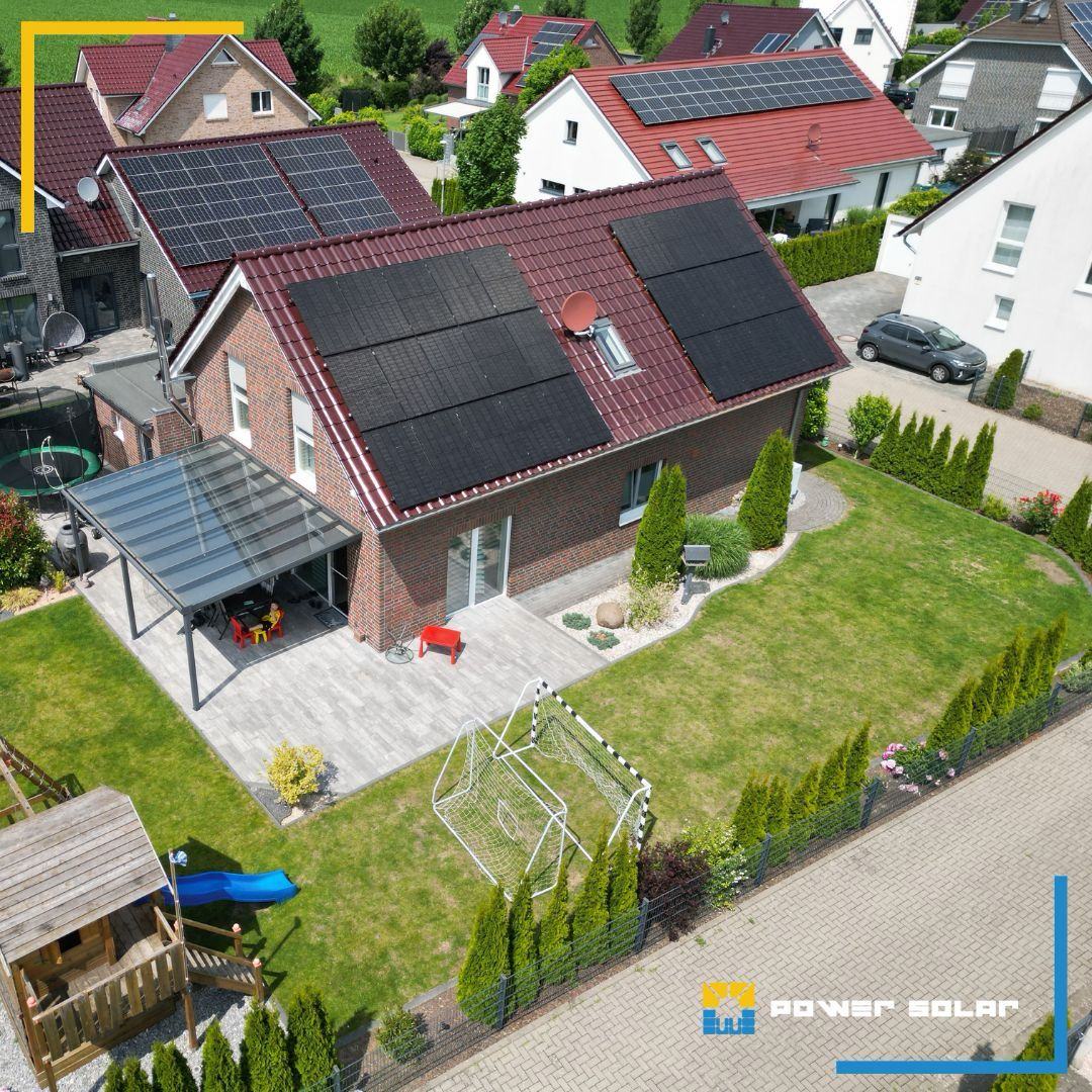 Photovoltaikanlage mit 28 kWp auf einem Einfamilienhaus in Wolfenbüttel